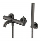 Omnires Y bateria wannowa ścienna grafit Y1231GR