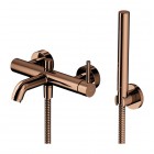 Omnires Y bateria wannowa ścienna miedź połysk Y1231CP