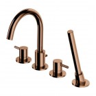 Omnires Y bateria wannowa 4-otworowa miedź połysk Y1232CP