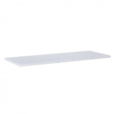 Elita Meble ElitStone blat 100x40x2 cm marmur biały mat terrazzo 169073