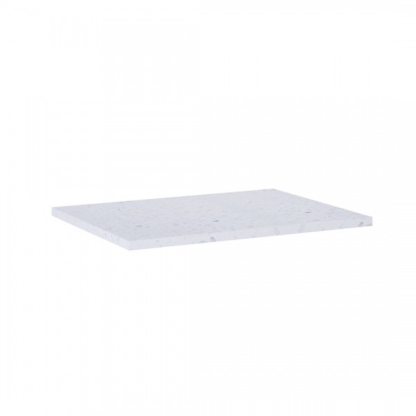 Elita Meble ElitStone blat 60x46x2 cm marmur biały mat terrazzo 168538