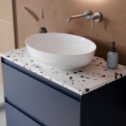 Elita Meble ElitStone blat 60x46x2 cm marmur river mat terrazzo 168813