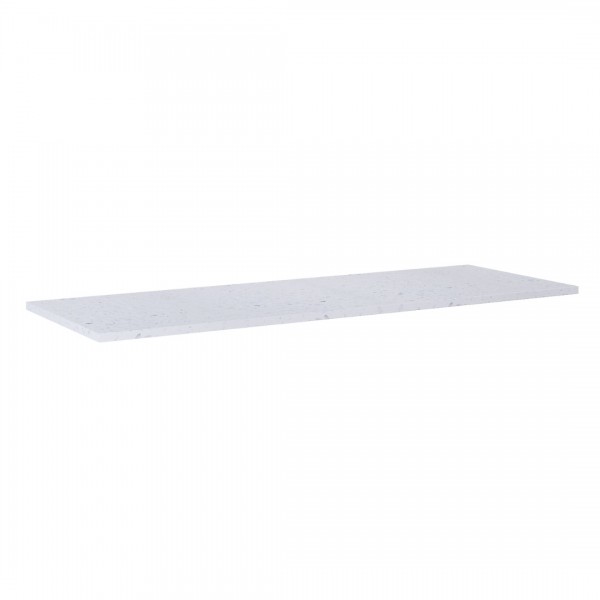 Elita Meble ElitStone blat 140x46x2 cm marmur biały mat terrazzo 168542