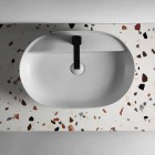 Elita Meble ElitStone blat 60x46x2 cm marmur river mat terrazzo 168813