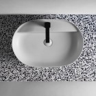 Elita Meble ElitStone blat 60x46x2 cm marmur carbon mat terrazzo 168812