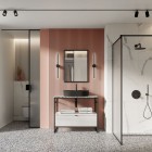 Elita Meble ElitStone blat 60x46x2 cm marmur carbon mat terrazzo 168812