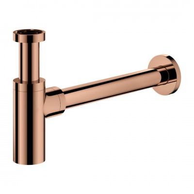 Omnires syfon umywalkowy mosiężny okrągły miedź połysk A186CP