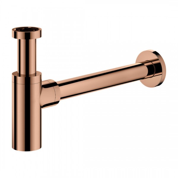 Omnires syfon umywalkowy mosiężny okrągły miedź połysk A186CP
