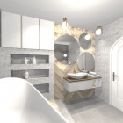 Elita Meble blat MDF 100x46 cm dąb classic 166901