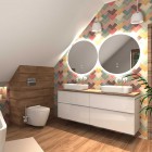 Elita Meble blat MDF 120x46 cm dąb classic 166902