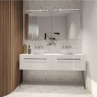 Elita Meble blat MDF 140x46 cm biały połysk 167046