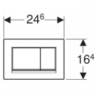 Geberit Sigma 30 przycisk spłukujący czarny mat 115883141