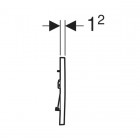 Geberit Sigma 30 przycisk spłukujący czarny mat 115883141