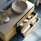 Elita Meble Legacy szafka podumywalkowa 100 cm wisząca prawa dąb naturalny fornir 168908