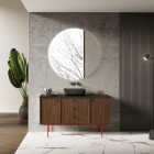 Elita Meble Legacy szafka podumywalkowa 140 cm wisząca orzech amerykański fornir 168916