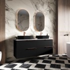 Elita Meble Soho szafka podumywalkowa 60 cm wisząca czarny mat 168740