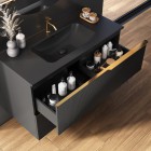 Elita Meble Soho szafka podumywalkowa 60 cm wisząca czarny mat 168740