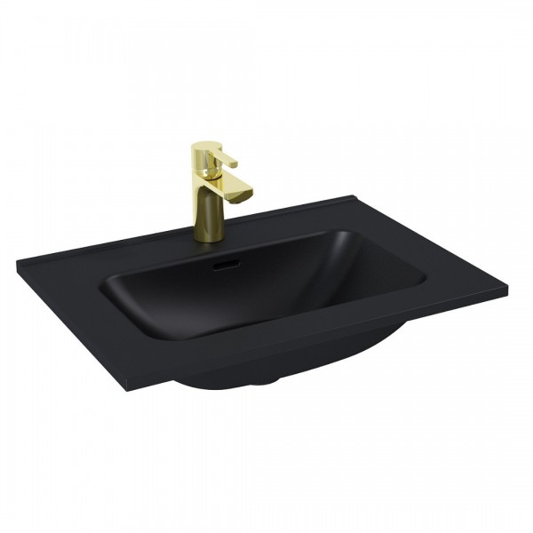 Elita Meble Skappa umywalka meblowa 60x46 cm czarny mat 146060