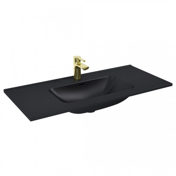 Elita Meble Skappa umywalka meblowa 100x46 cm czarny mat 146070