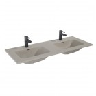 Elita Meble Skappa umywalka meblowa 120x46 cm podwójna beżowy mat 146072