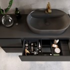 Elita Meble ElitStone blat 60x46x1,5 cm marmur antracyt mat 168203