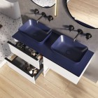 Elita Meble ElitStone blat 80x46x1,5 cm marmur granatowy mat 168228