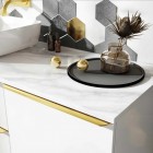 Elita Meble ElitStone blat 60x46x2 cm marmur biały mat calacatta 167400