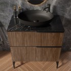 Elita Meble ElitStone blat 80x46x2 cm marmur czarny mat marquina 167481