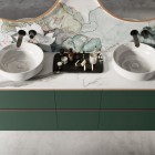 Elita Meble ElitStone blat 160x46x2 cm marmur biały mat calacatta 167405