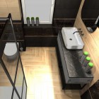 Elita Meble ElitStone blat 160x46x2 cm marmur czarny mat marquina 167485