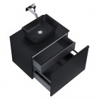 Elita Meble Glam szafka podumywalkowa 70 cm wisząca czarny mat 168386