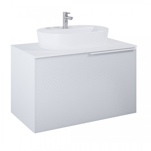 Elita Meble Glam szafka podumywalkowa 90 cm wisząca biały mat 168381