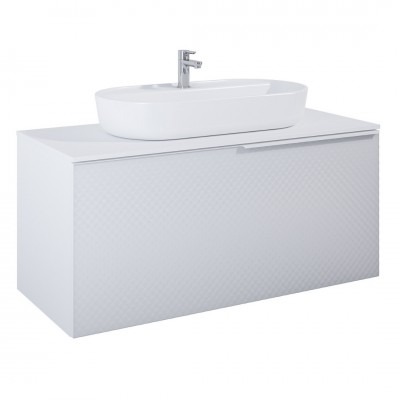 Elita Meble Glam szafka podumywalkowa 120 cm wisząca biały mat 168382