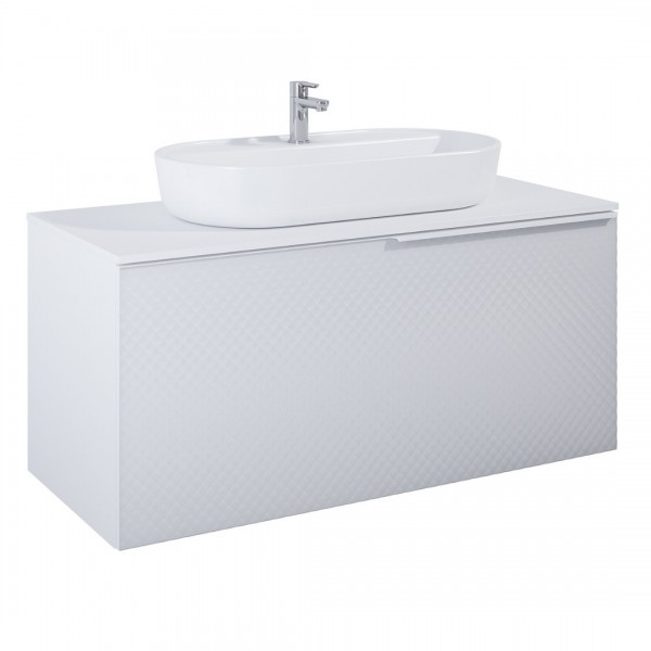 Elita Meble Glam szafka podumywalkowa 120 cm wisząca biały mat 168382