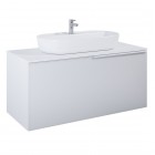 Elita Meble Glam szafka podumywalkowa 120 cm wisząca biały mat 168382