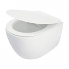 Deante Silia miska WC wisząca bezkołnierzowa z deską biała CDLD6ZPW