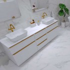 Elita Meble ElitStone blat 190x50x2 cm marmur biały mat calacatta 167475