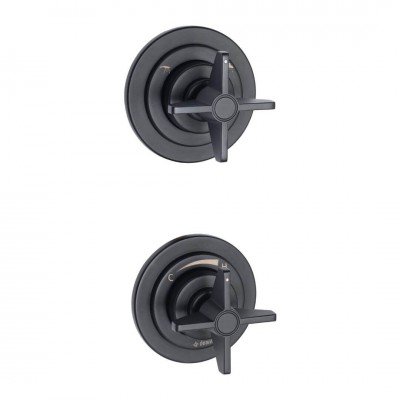 Deante Temisto bateria prysznicowa podtynkowa czarny mat BQT_N44P