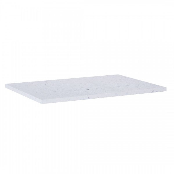 Elita Meble ElitStone blat 70x50x2 cm marmur biały mat terrazzo 168830
