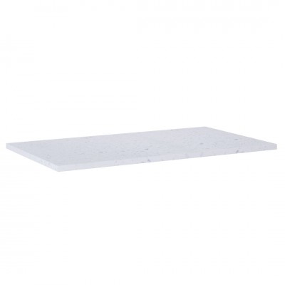 Elita Meble ElitStone blat 90x50x2 cm marmur biały mat terrazzo 168833