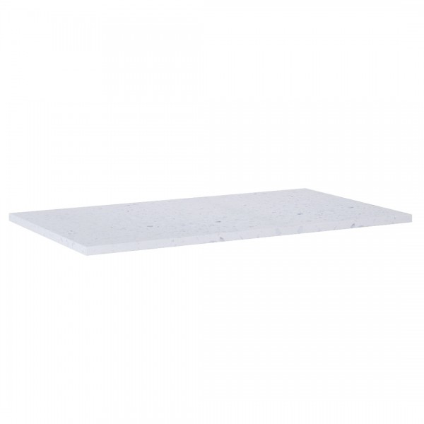 Elita Meble ElitStone blat 90x50x2 cm marmur biały mat terrazzo 168833