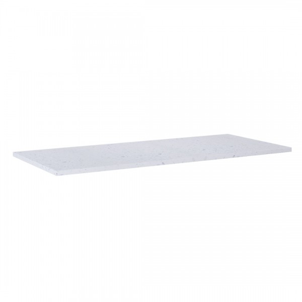Elita Meble ElitStone blat 120x50x2 cm marmur biały mat terrazzo 168836