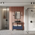 Elita Meble ElitStone blat 60x46x2 cm marmur carbon mat terrazzo 168812