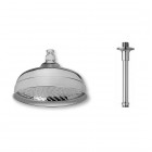 Vicario deszczownica 200 mm z ramieniem sufitowym retro chrom