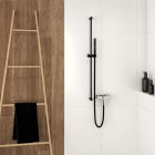 Deante Hiacynt bateria prysznicowa ścienna chrom/czarny BQH B400