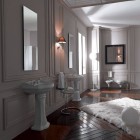 Kerasan Retro umywalka ścienna 55x46,5 cm biała 104501