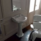 Kerasan Retro umywalka ścienna 55x46,5 cm biała 104501