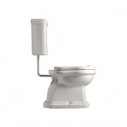 Kerasan Retro zestaw WC kompakt o/poziomy + dolnopłuk + mechanizm chrom 44890