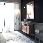 Kerasan Retro umywalka ścienna 100x54,5 cm 3 otworowa biała 105001/3OT