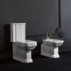 Kerasan Wafdorf zestaw WC kompakt + zbiornik + mechanizm chrom 44999